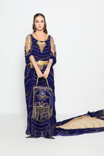 Upload the image to the Gallery viewer, Blue Royal bridal dirac set
