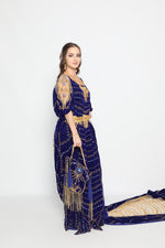 Upload the image to the Gallery viewer, Blue Royal bridal dirac set
