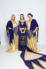 Upload the image to the Gallery viewer, Blue Royal bridal dirac set
